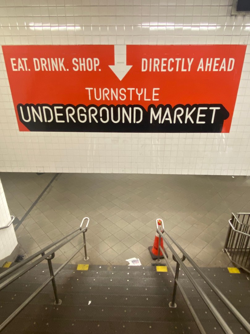 New Sites On Your Commute #2: Turnstyle Underground Market-59th St Columbus Circle(A,C,B,D,1)